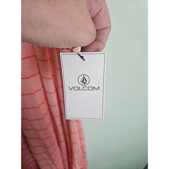 Volcom Orange First Sail Tee Dress Size XS Junior - Picture 6 of 10